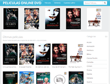 Tablet Screenshot of peliculasonlinedvd.com